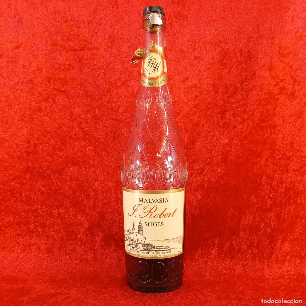 Collection of wines and liquors: BOTELLA - BODEGAS J. ROBERT - SITGES - MALVASIA - VINO GENEROSO