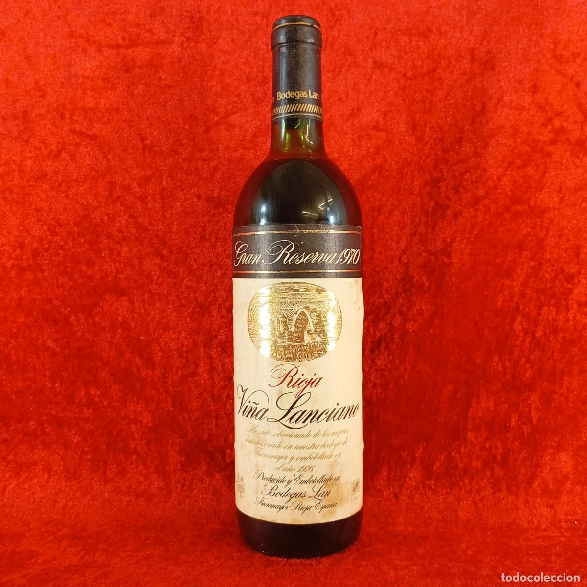 Collection of wines and liquors: BOTELLA - VINO - RIOJA - VI&Ntilde;A LANCIANO - GRAN RESERVA 1970