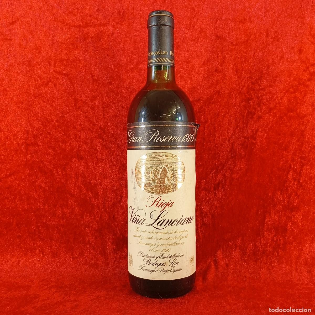 Collection of wines and liquors: BOTELLA - VINO - RIOJA - VI&Ntilde;A LANCIANO - GRAN RESERVA 1970
