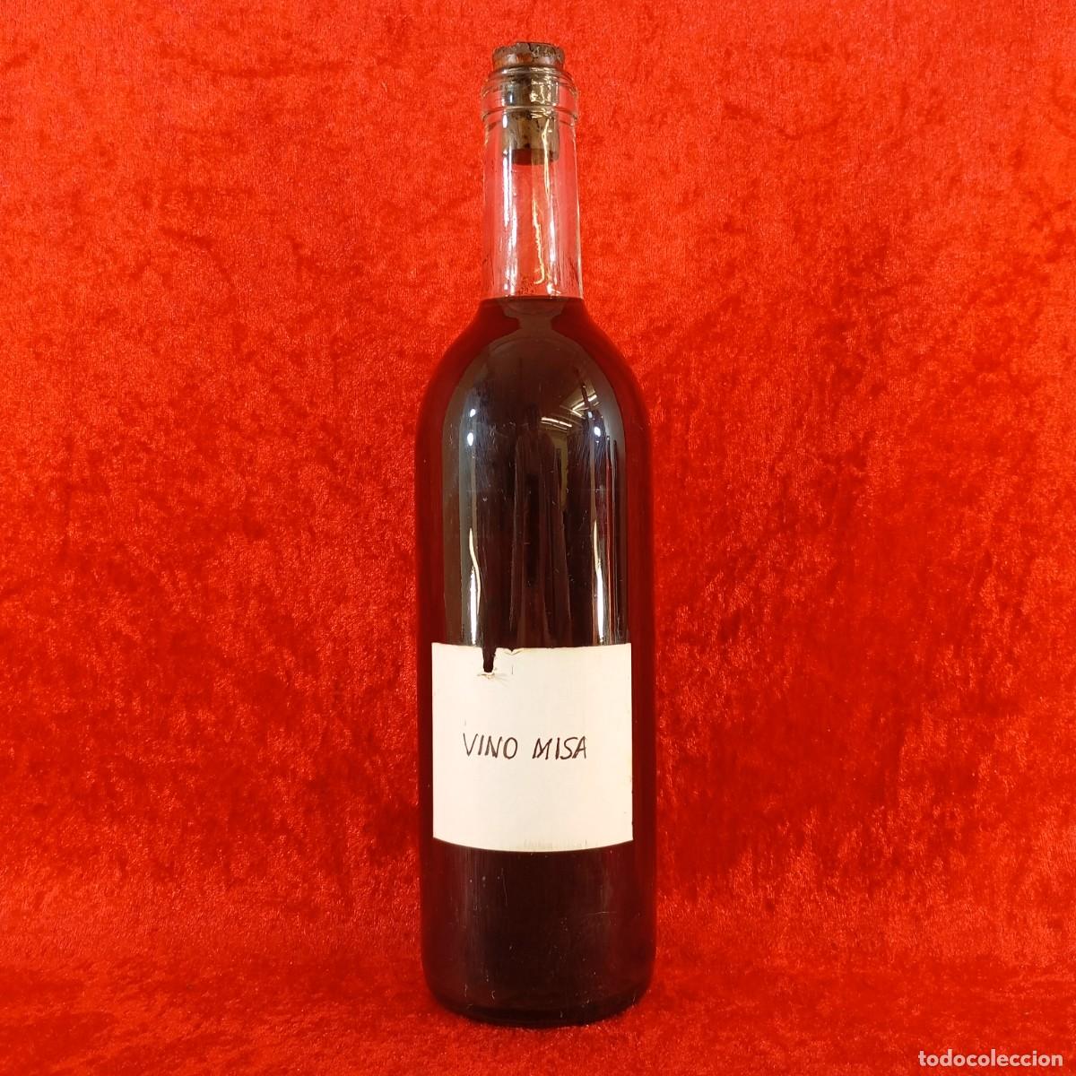 Collection of wines and liquors: BOTELLA - VINO MISA - VINO RANCIO PARA CELEBRACI&Oacute;N EUCAR&Iacute;STICA - ALTAR
