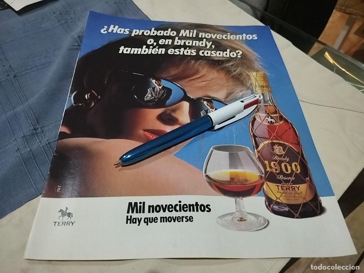 Collectionnisme de vins et liqueurs: BRANDY TERRY 1900 CLIPPING ANUNCIO PUBLICIDAD REVISTA 1988
