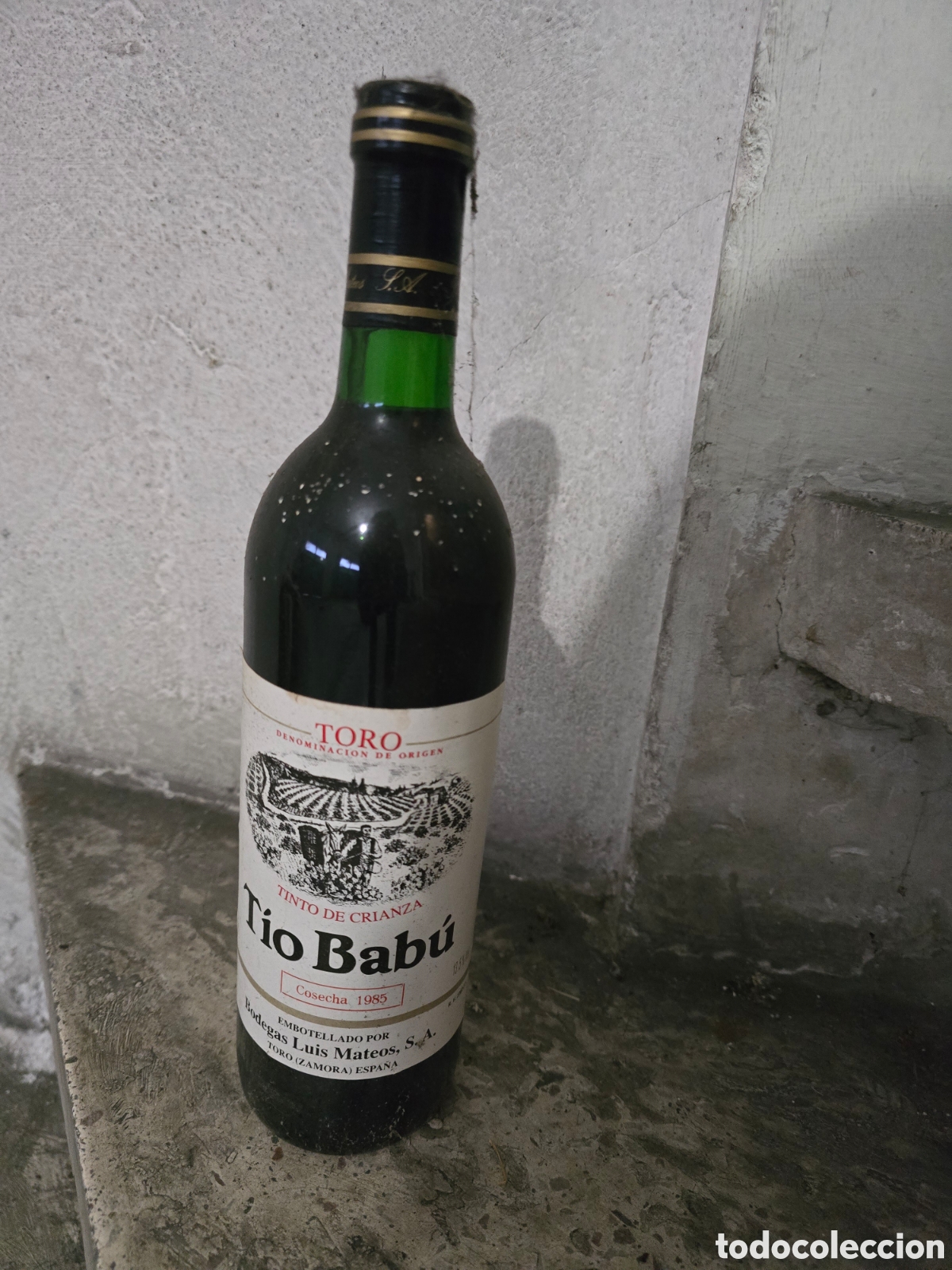 Coleccionismo de vinos y licores: T&iacute;o Bab&uacute; tinto crianza 1985
