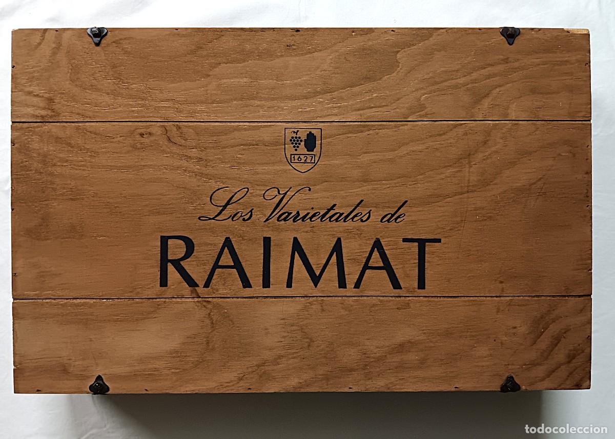 Coleccionismo de vinos y licores: CAJA MADERA LOS VARIETALES DE RAIMAT PARA SEIS BOTELLAS -VAC&Iacute;A-