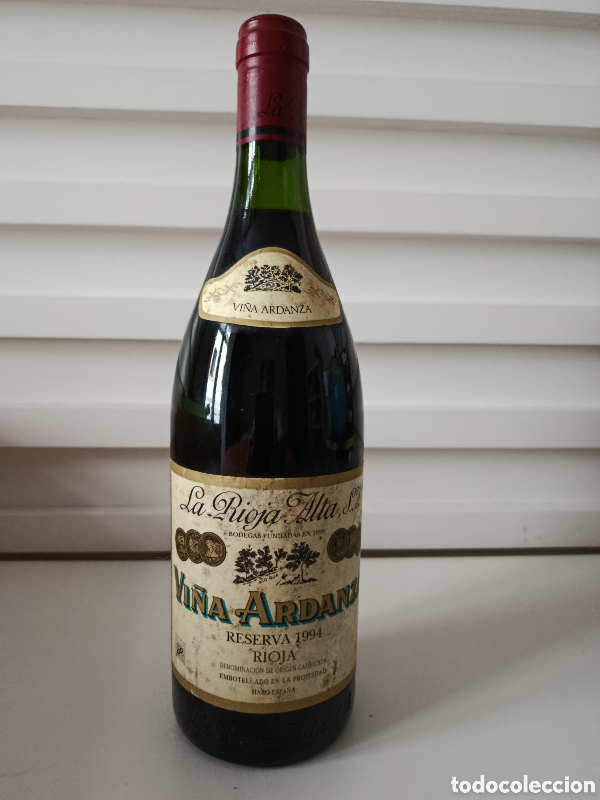 Coleccionismo de vinos y licores: Vi&ntilde;a Ardanza Reserva 1994