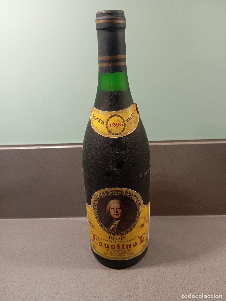 Coleccionismo de vinos y licores: BOTELLA HISTORICA DE VINO TINTO FAUSTINO V RESERVA 1995