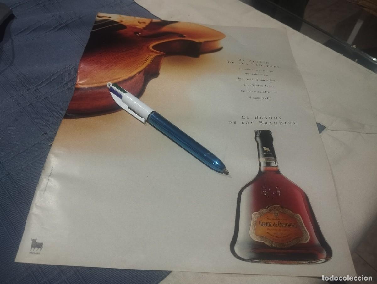 Coleccionismo de vinos y licores: BRANDY CONDE DE OSBORNE CLIPPING ANUNCIO PUBLICIDAD REVISTA 1996