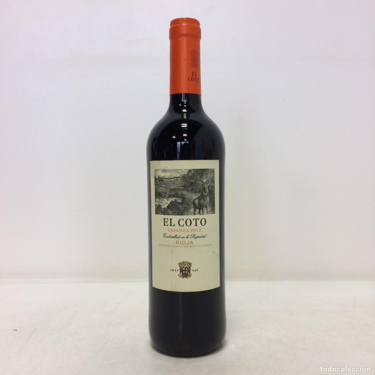 Coleccionismo de vinos y licores: Vino: 2012 El Coto Crianza, El Coto de Rioja (Rioja)