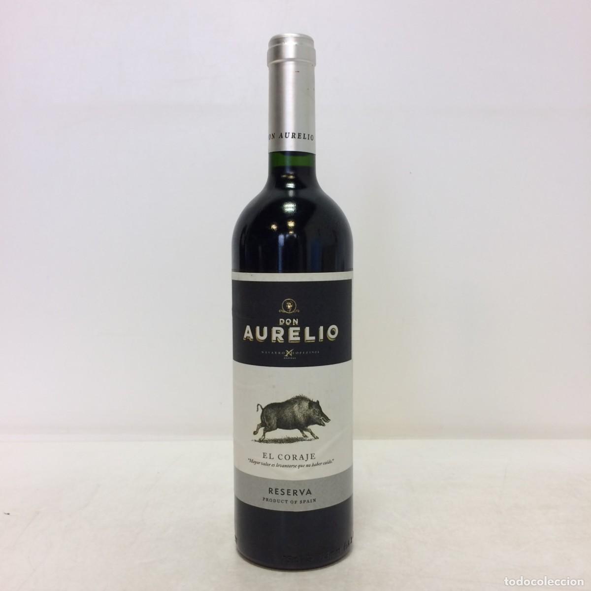Coleccionismo de vinos y licores: Vino: 2011 Don Aurelio Reserva, Bodegas Navarro Lopez (Valdepe&ntilde;as)