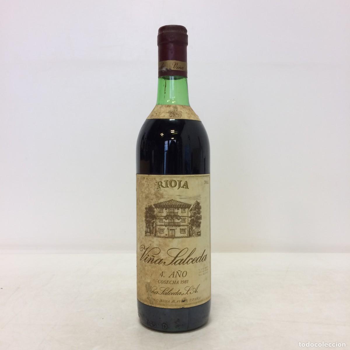 Coleccionismo de vinos y licores: Vino: 1981 Vi&ntilde;a Salceda 4&ordm; A&ntilde;o, Vi&ntilde;a Salceda S.A. (Rioja)