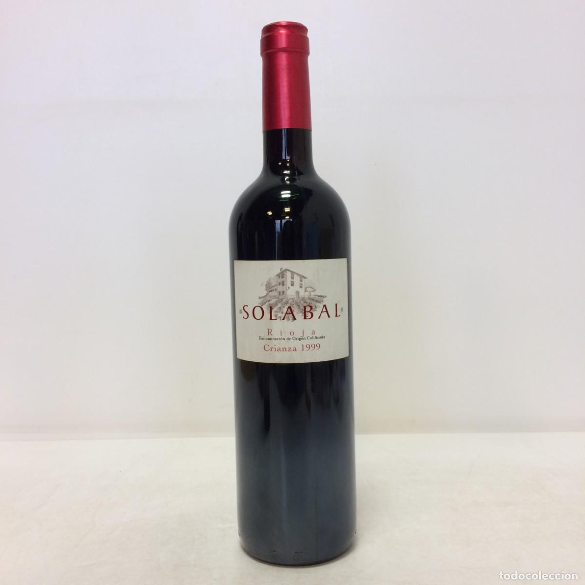 Collectionnisme de vins et liqueurs: Vino: 1999 Solabal Crianza, Bodegas y Vi&ntilde;edos Solabal (Rioja)