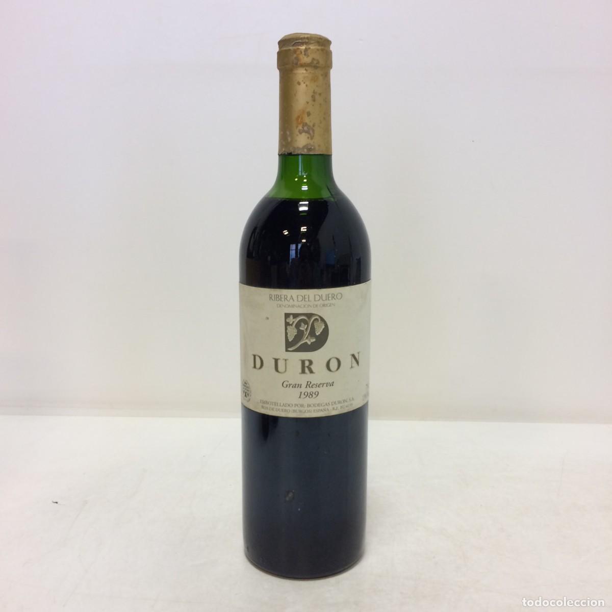 Coleccionismo de vinos y licores: Vino: 1989 Duron Gran Reserva, Bodegas Duron S.A. (Ribera del Duero)
