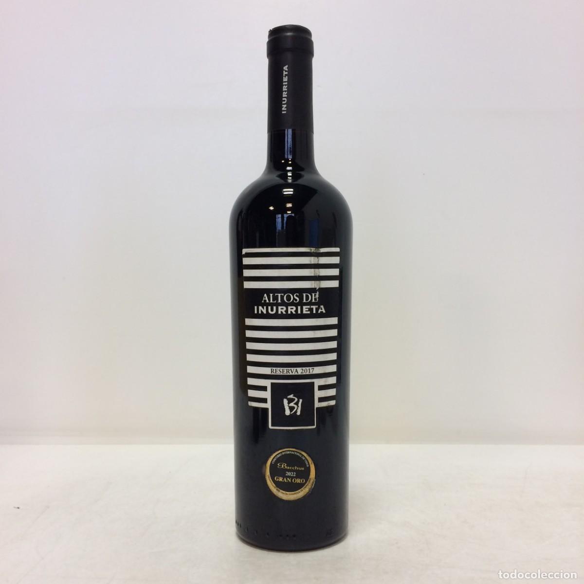 Coleccionismo de vinos y licores: Vino: 2017 Altos de Inurrieta Reserva, Bodegas Inurrieta (Navarra)