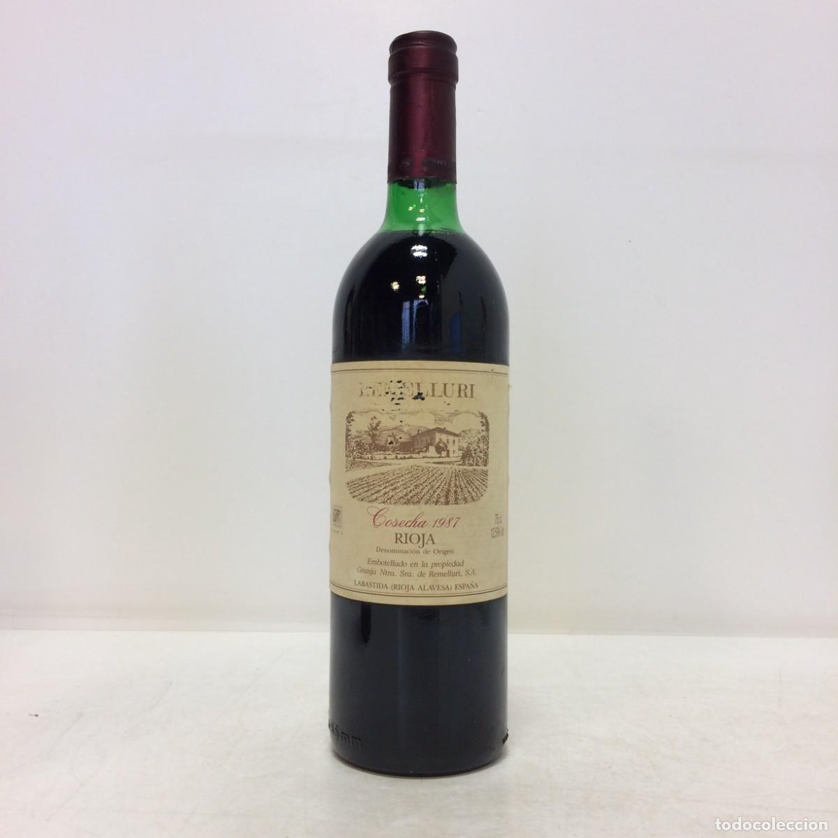 Coleccionismo de vinos y licores: Vino: 1987 Remelluri Reserva, Granja Ntra. Sra. de Remelluri (Rioja)