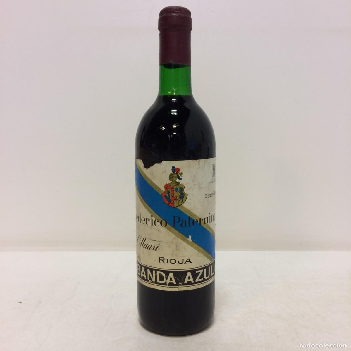 Coleccionismo de vinos y licores: Vino: N.V. Federico Paternina Tercer A&ntilde;o Banda Azul, Federico Paternina (Rioja)