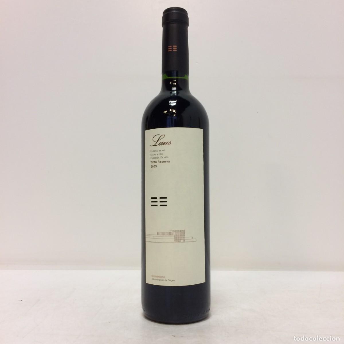 Coleccionismo de vinos y licores: Vino: 2003 Laus Tinto Reserva, Bodegas Laus (Somontano)