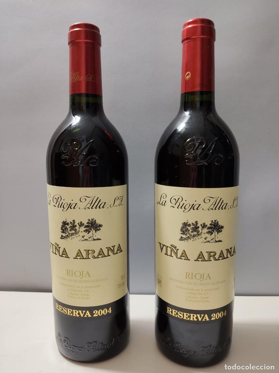 Coleccionismo de vinos y licores: Botella Vino La Rioja Alta VI&Ntilde;A ARANA - RESERVA 2004