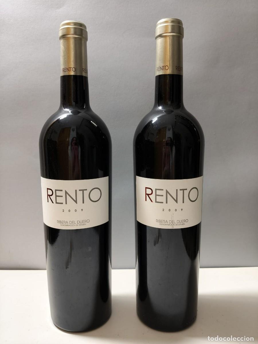 Coleccionismo de vinos y licores: Botellas de Vino Ribera del Duero - RENTO 2009