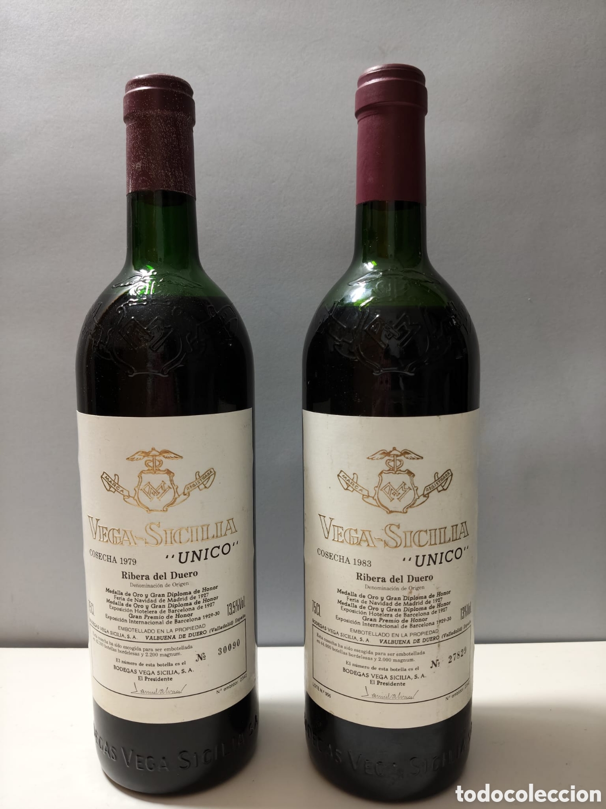Coleccionismo de vinos y licores: Vega Sicilia &Uacute;nico cosecha 1983, 1979