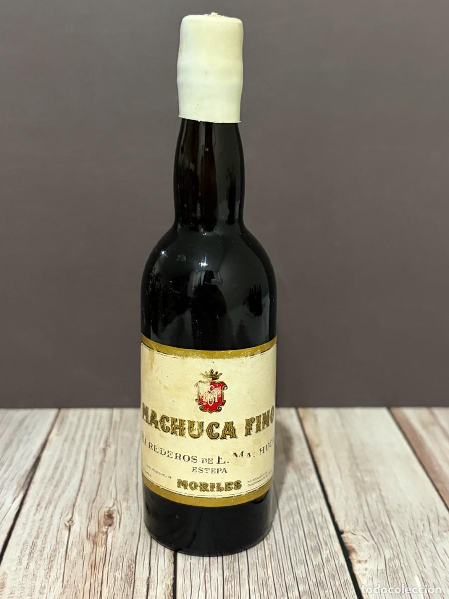 Coleccionismo de vinos y licores: BOTELL&Iacute;N DE VINO MOSCATEL LA CHACHA FINA. MORELES, ESTEPA.