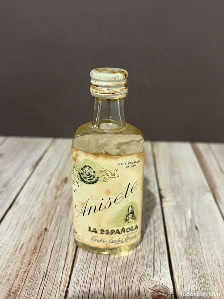 Coleccionismo de vinos y licores: BOTELLA DE AN&Iacute;S ANISETE LA ESPA&Ntilde;OLA. TEODORO J. S&Aacute;NCHEZ MORALES. CASA FUNDADA EN 1860.