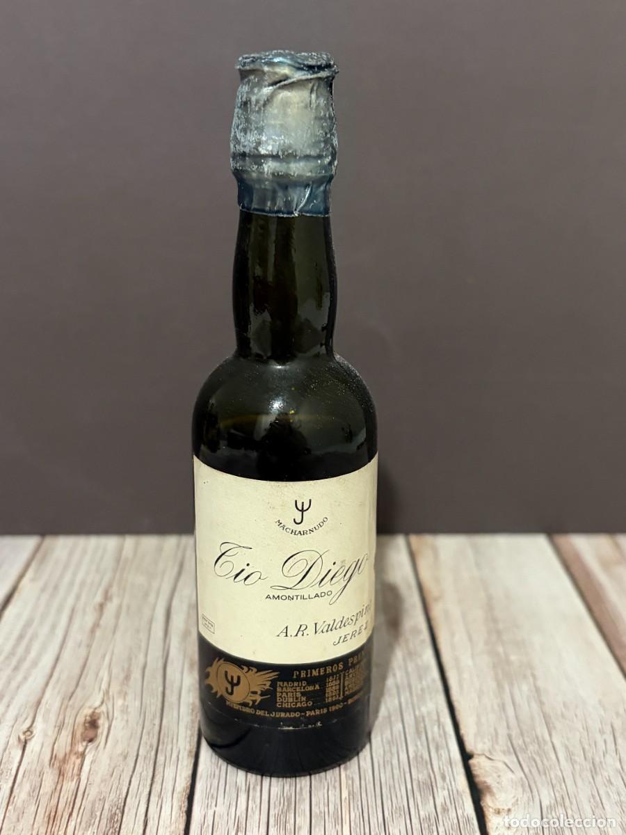 Coleccionismo de vinos y licores: BOTELLIN TIO DIEGO AMONTILLADO JEREZ - BODEGA A.R. VALDESPINO MACHARNUDO