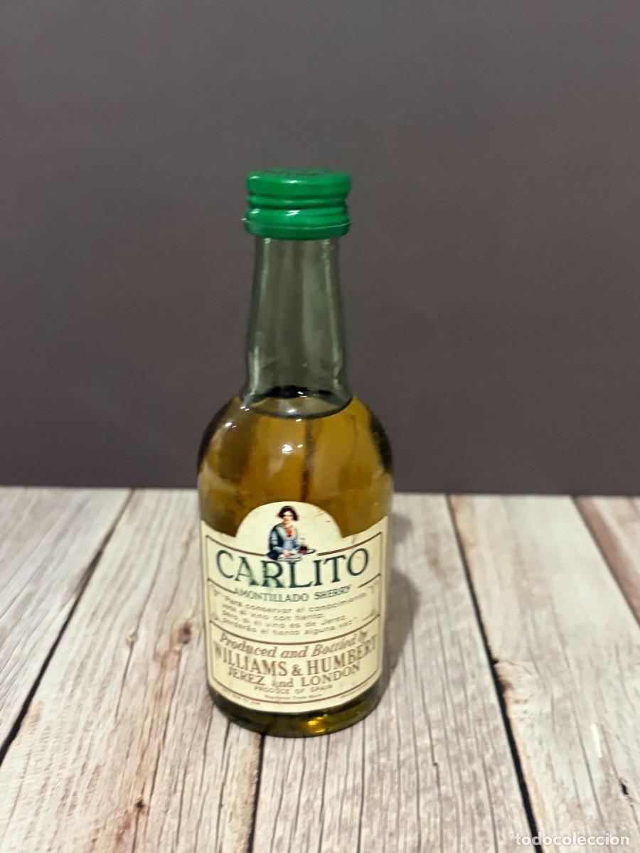 Coleccionismo de vinos y licores: BOTELLIN CARLITO AMONTILLADO SHERRY - BODEGA WILLIAMS & HUMBERT JEREZ