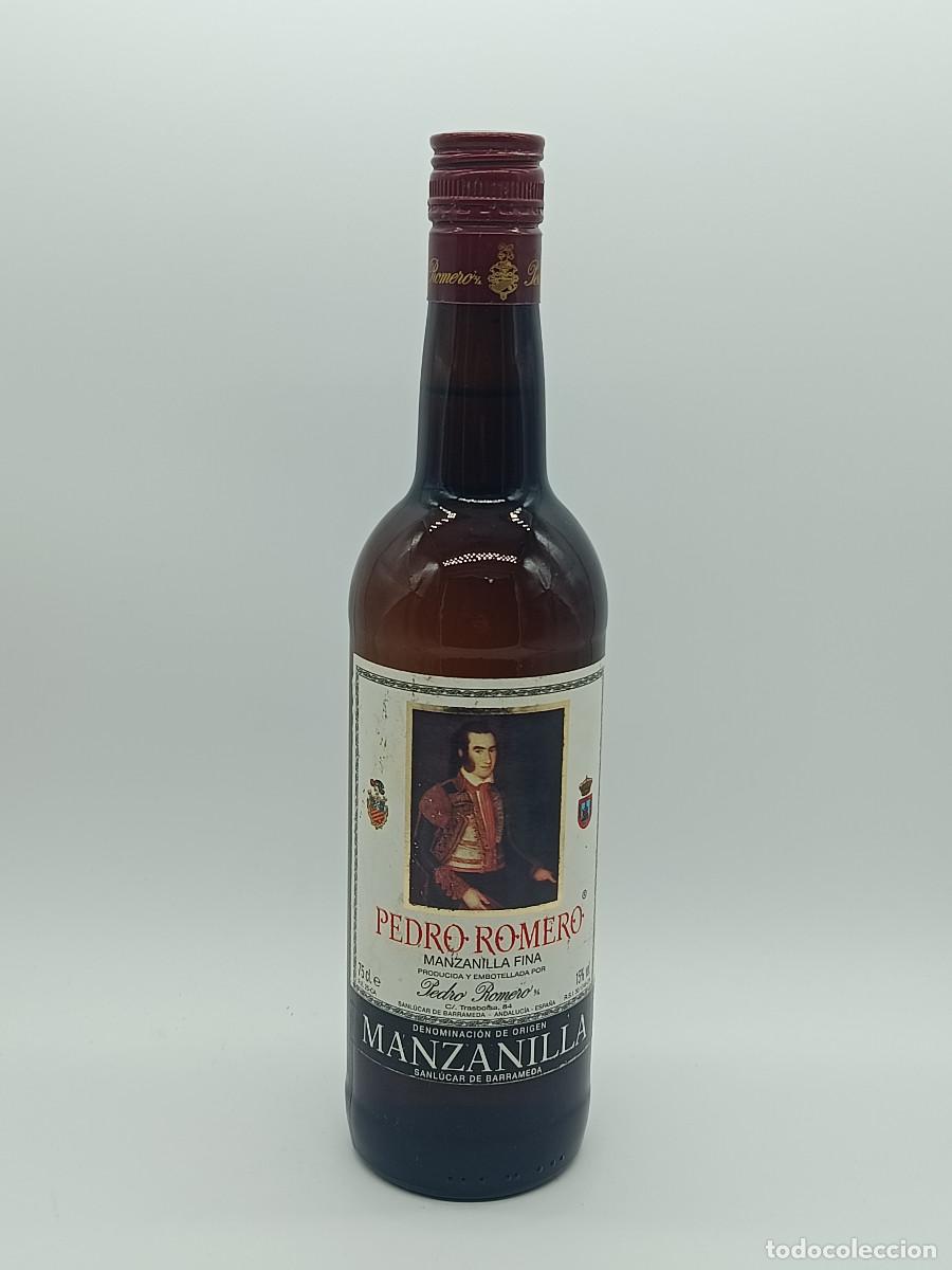 Coleccionismo de vinos y licores: BOTELLA MANZANILLA PEDRO ROMERO. SAN LUCAR DE BARRAMEDA. 75CL. PRECINTADA.