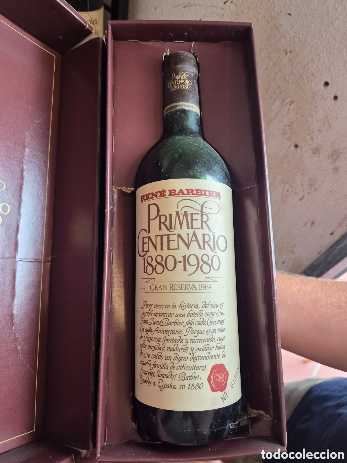 Coleccionismo de vinos y licores: Ren&eacute; Barbier Gran reserva 1964