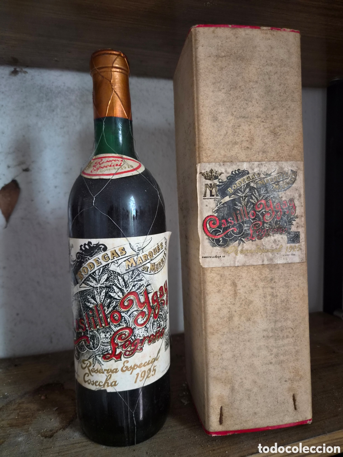 Coleccionismo de vinos y licores: Castillo de Ygay Reserva 1925