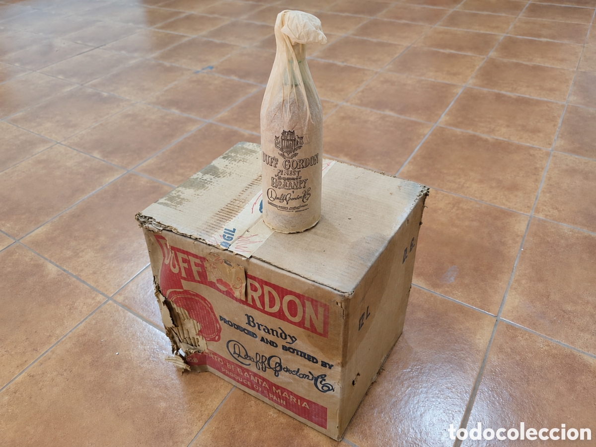 Coleccionismo de vinos y licores: Brandy Duff Gordon &ndash; caja sin abrir con 12 botellas