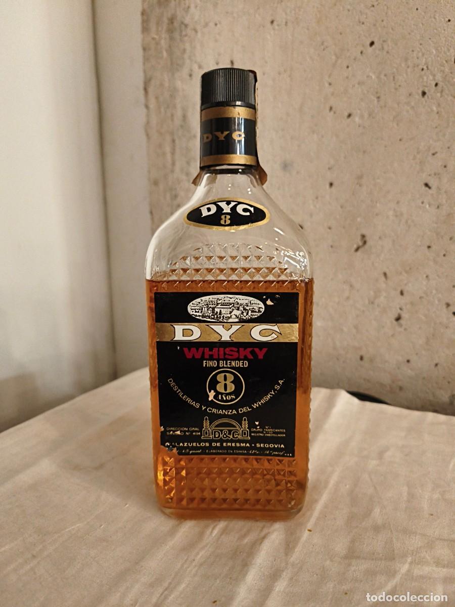Coleccionismo de vinos y licores: Whisky DYC 8 A&Ntilde;OS - PRECINTO SIN ABRIR -PALAZUELOS DE ERESMA SEGOVIA