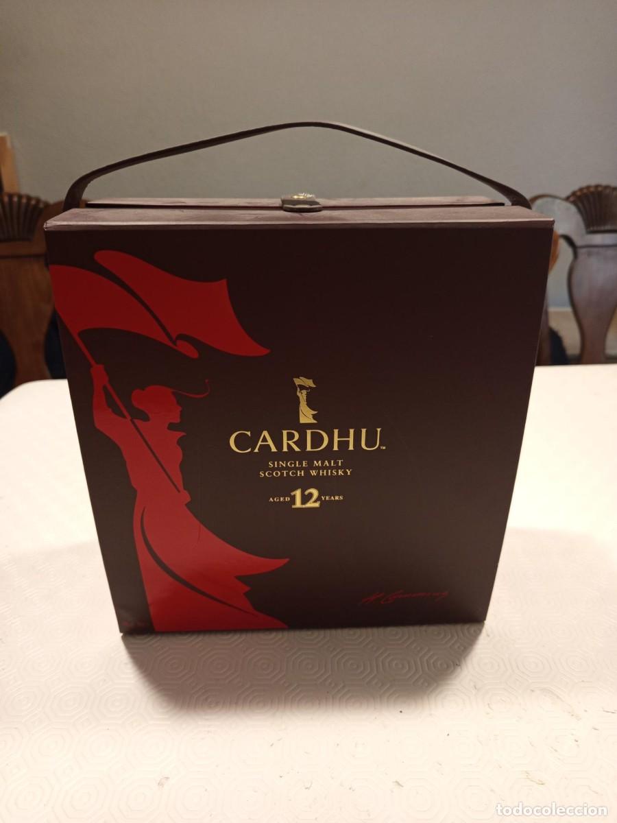 Coleccionismo de vinos y licores: Estuche Whisky Cardhu 12 a&ntilde;os con 2 vasos regalo