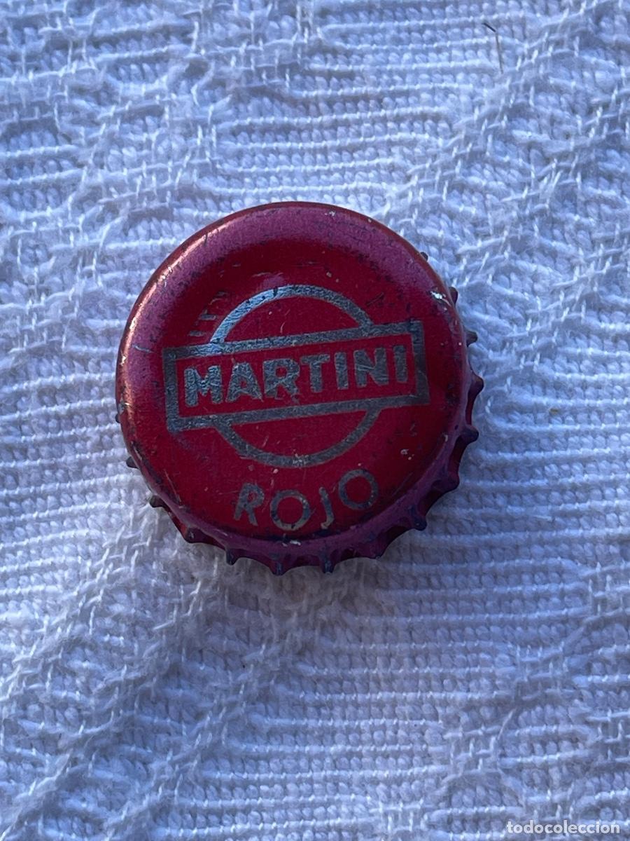 Coleccionismo de vinos y licores: TAPON CORONA CHAPA BOTTLE CAP KRONKORKEN CAPSULE TAPPI MARTINI Rojo
