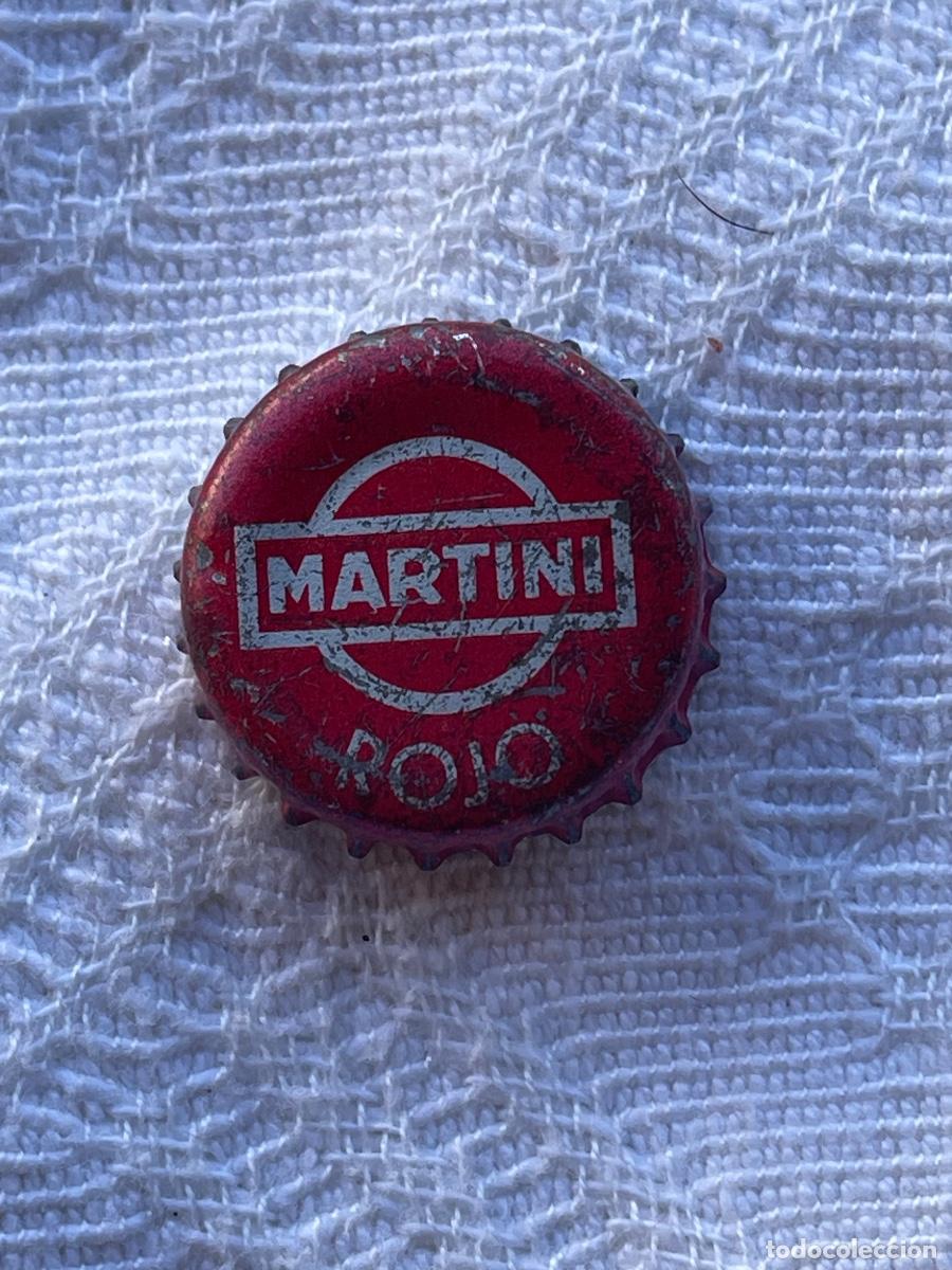 Coleccionismo de vinos y licores: TAPON CORONA CHAPA BOTTLE CAP KRONKORKEN CAPSULE TAPPI MARTINI Rojo