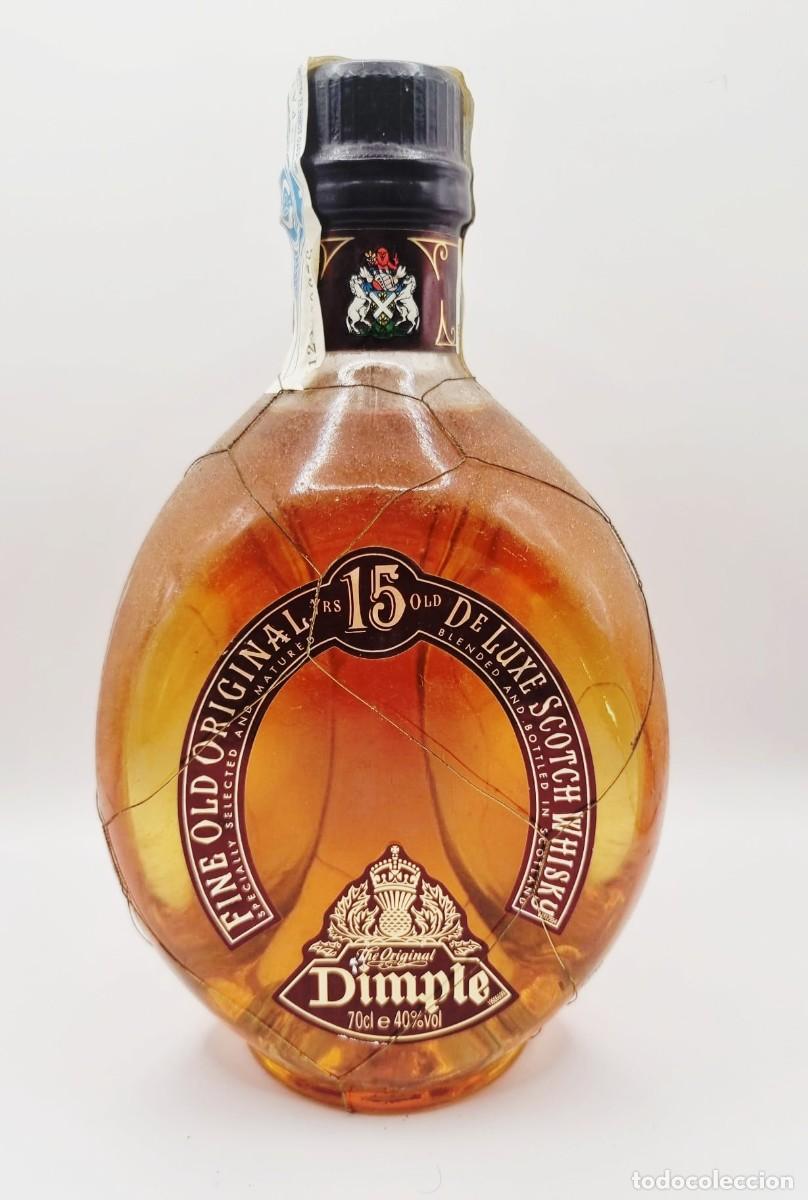 Coleccionismo de vinos y licores: Botella de Whisky Dimple 15 A&ntilde;os