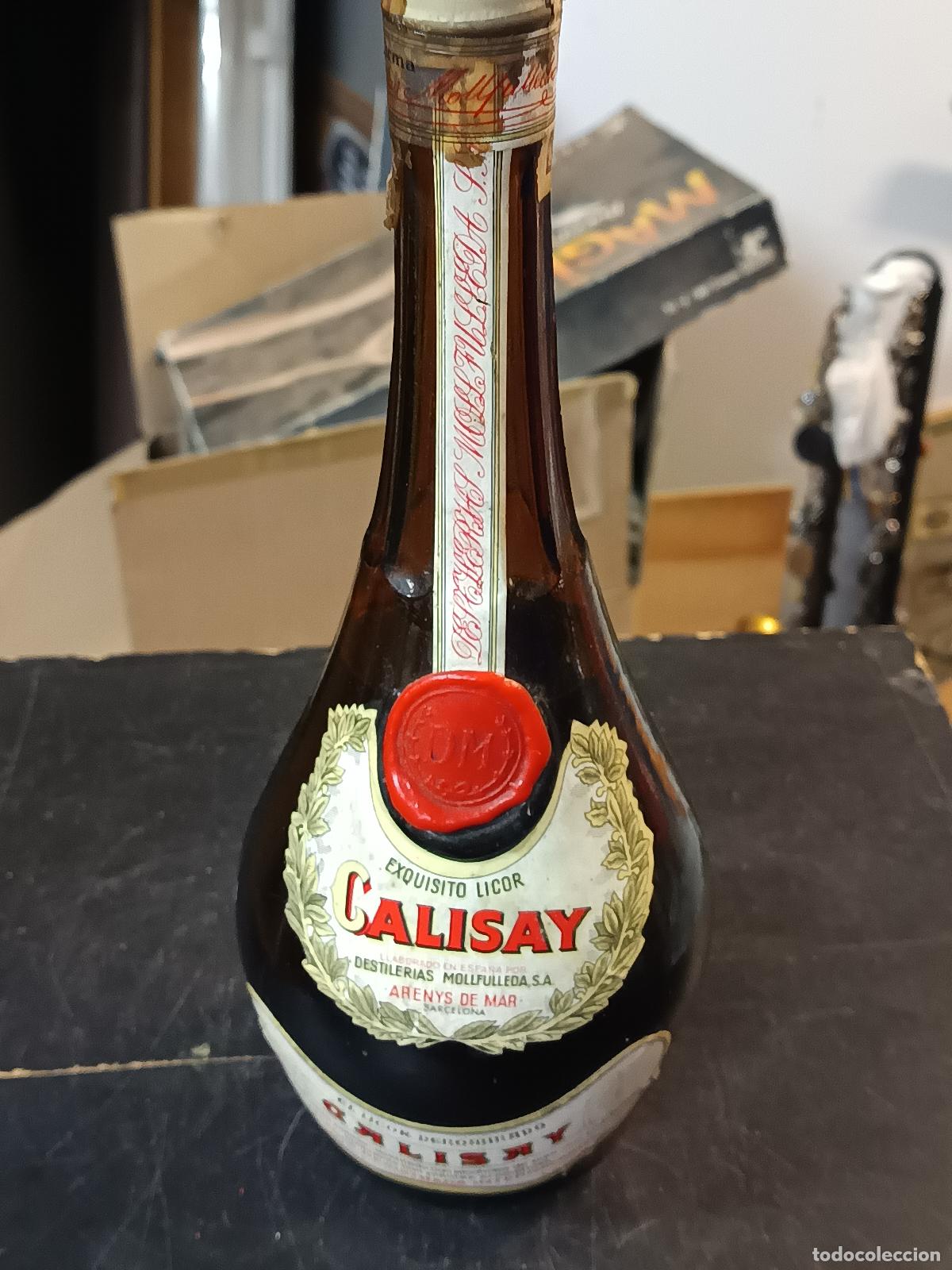 Coleccionismo de vinos y licores: BOTELLA DE LICOR CALISAY DESTILER&Iacute;AS MOLLFULLEDA,S.A. *PRECINTADA,