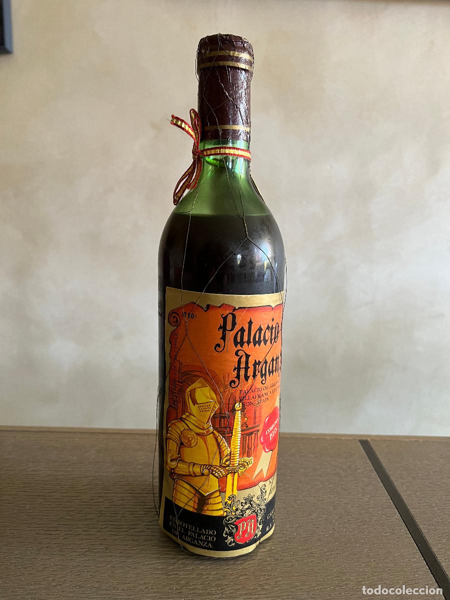Coleccionismo de vinos y licores: Botella Palacio de Arganza (Villafranca del Bierzo) Cosecha 1958