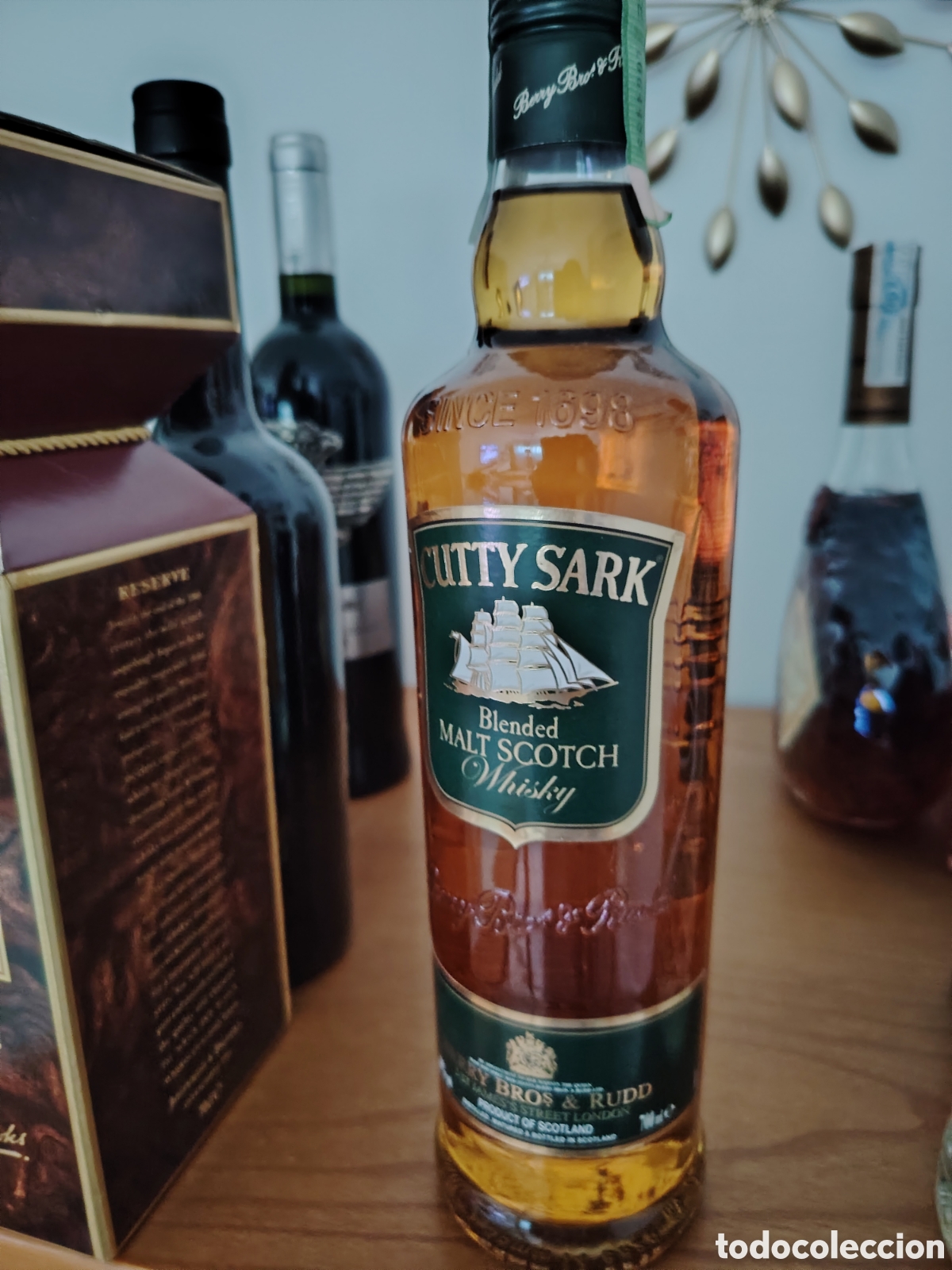 Coleccionismo de vinos y licores: Botella Whisky Cutty Sark Blended Malt - Precintada (Sello Portugal) - 70 cl