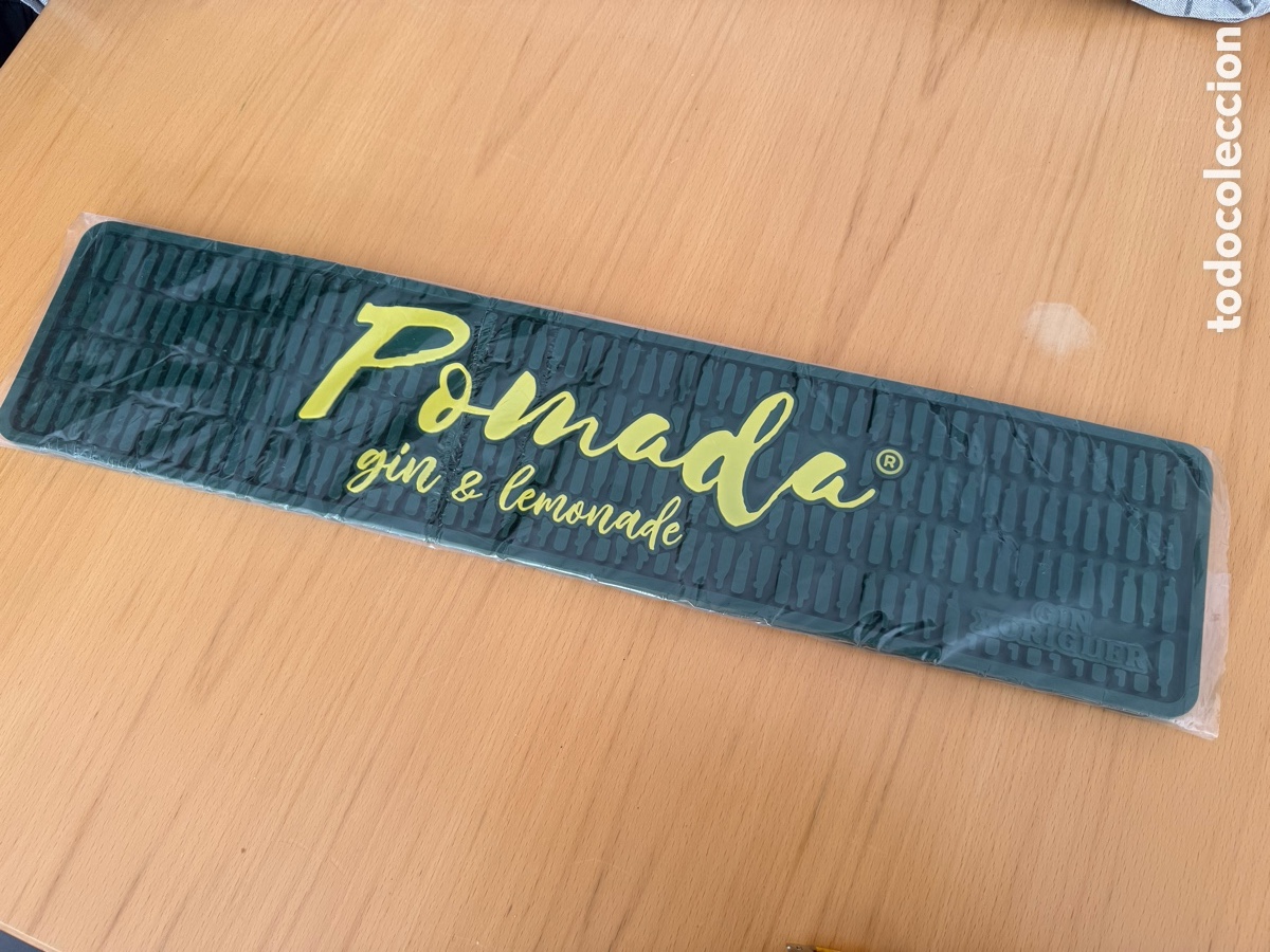 Coleccionismo de vinos y licores: Alfombrilla bar PVC marca XORIGUER - POMADA DE MENORCA