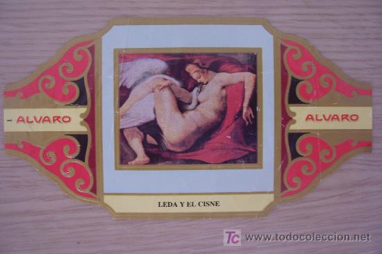 Vitolas de colecci&oacute;n: VITOLA PUROS ALVARO. SERIE II PINTURA, LEDA Y EL CISNE