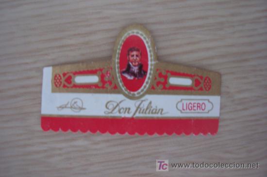 Vitolas de colecci&oacute;n: VITOLA PUROS DON JULIAN LIGERO