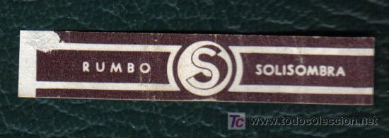 Vitolas de colecci&oacute;n: VITOLA RUMBO SOLISOMBRA - Foto 1
