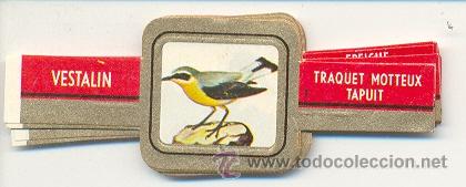 Vitolas de colecci&oacute;n: 14-716. Vitolas Vestalin. Serie Pajaros (blanco)