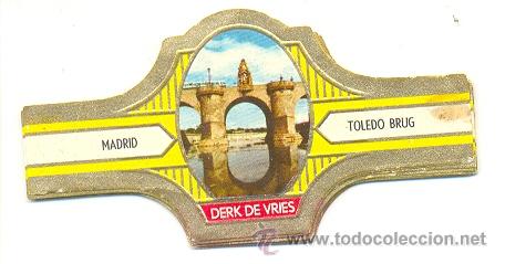 Vitolas de colecci&oacute;n: 14-739. Vitolas. Derk de Vries. Turismo. serie 155