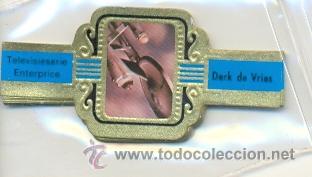 Vitolas de colecci&oacute;n: 14-861. Vitolas Derk de Vries, Enterprice, serie TV, azul, 12 vitolas