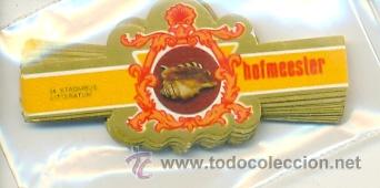 Bagues de cigare de collection: 14-900. Vitolas Hofmeester. Conchas Marinas, F.P. 24 vitolas
