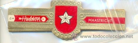 Vitolas de colecci&oacute;n: 14-905. Vitolas Hudson, Escudos Holandeses, serie B. 12 vitolas