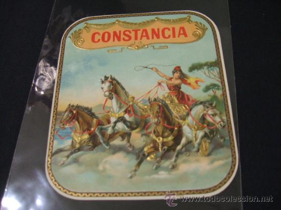Vitolas de colecci&oacute;n: LITOGRAFIA DE TABACOS - CONSTANCIA - Foto 1