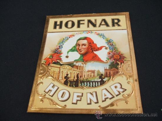 Vitolas de colecci&oacute;n: LITOGRAFIA DE TABACOS - HOFNAR - Foto 1