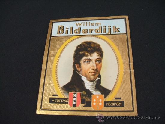 Vitolas de colecci&oacute;n: LITOGRAFIA DE TABACOS - WILLEM BILDERDIJK - Foto 1
